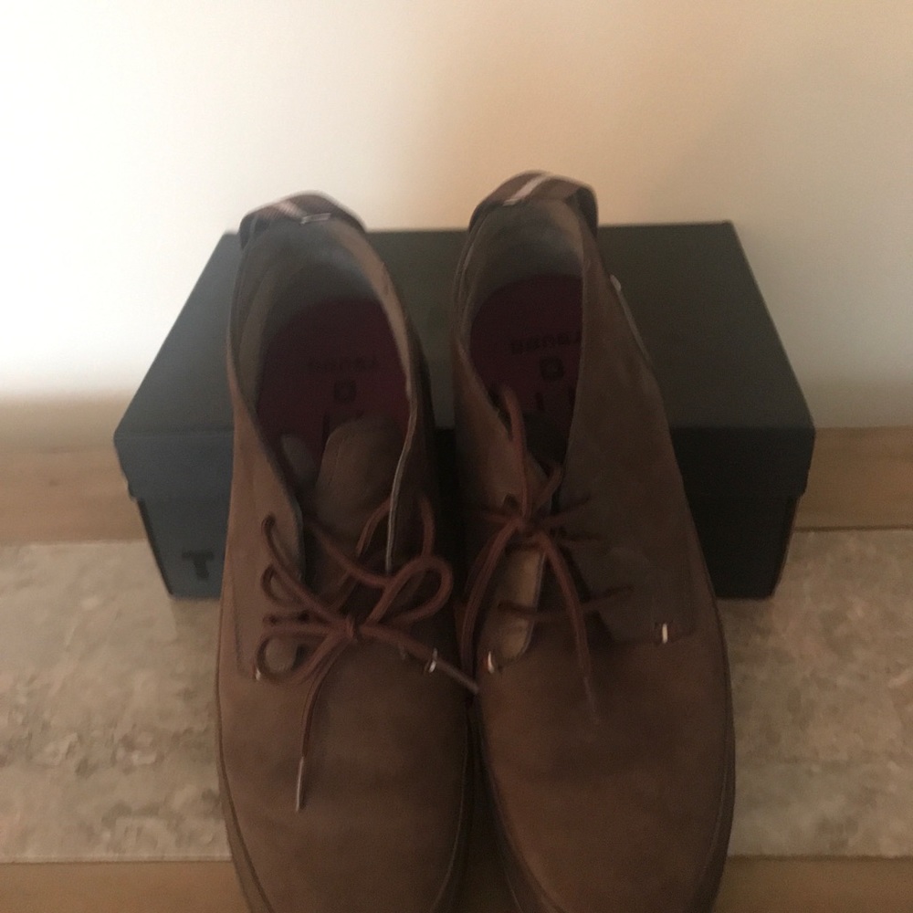 Brown Tsuso men’s half boots new 10 1/2
